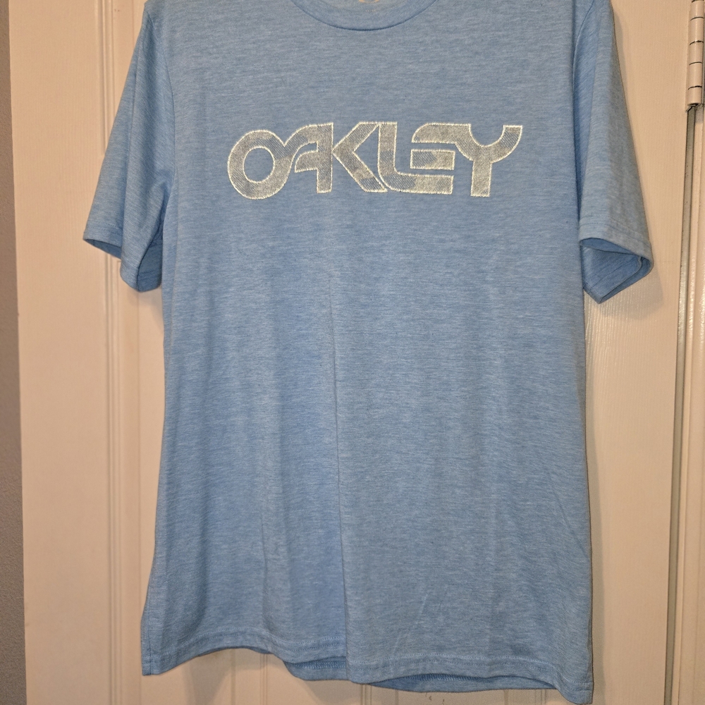 Oakley Light Blue Short Sleeve Tee